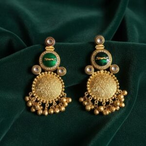 Emerald Kashmiri Earring