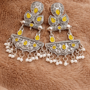 Oxidised Earrings - Nawabi